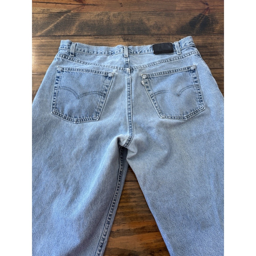 Levi's Jeans Men 38x30 Blue 90s Vintage Baggy Fit 505 USA White Tab